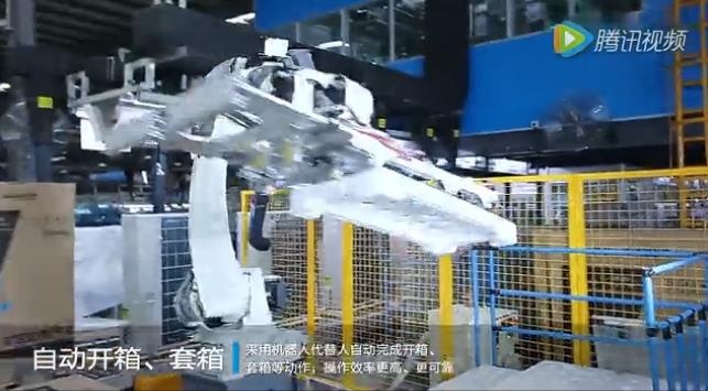 自动开箱，套箱